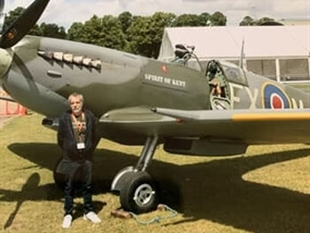 Customer Photo of Wing to Wing with a Spitfire (Squadron Leader)